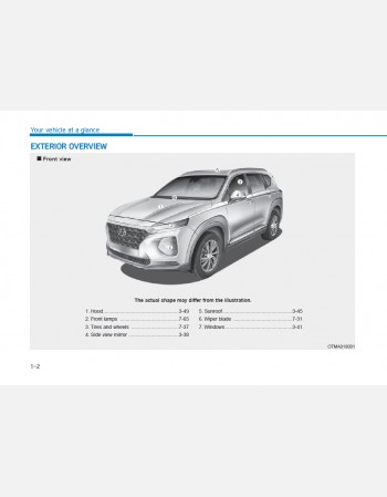hyundai santa fe 2020 owners manual